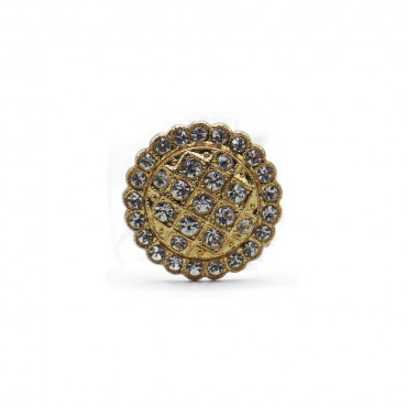 Jewel Button Real 22mm