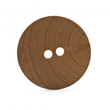 Button Giant Wood Beige 1 pz
