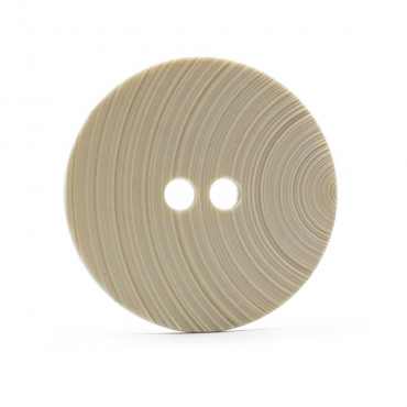 Button Giant Wood Ivory 1 pz