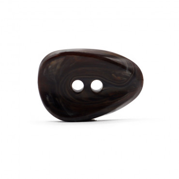 Button Giant Stone Brown 1 pz