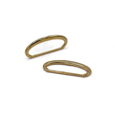 Oval Rings Gold 20mm