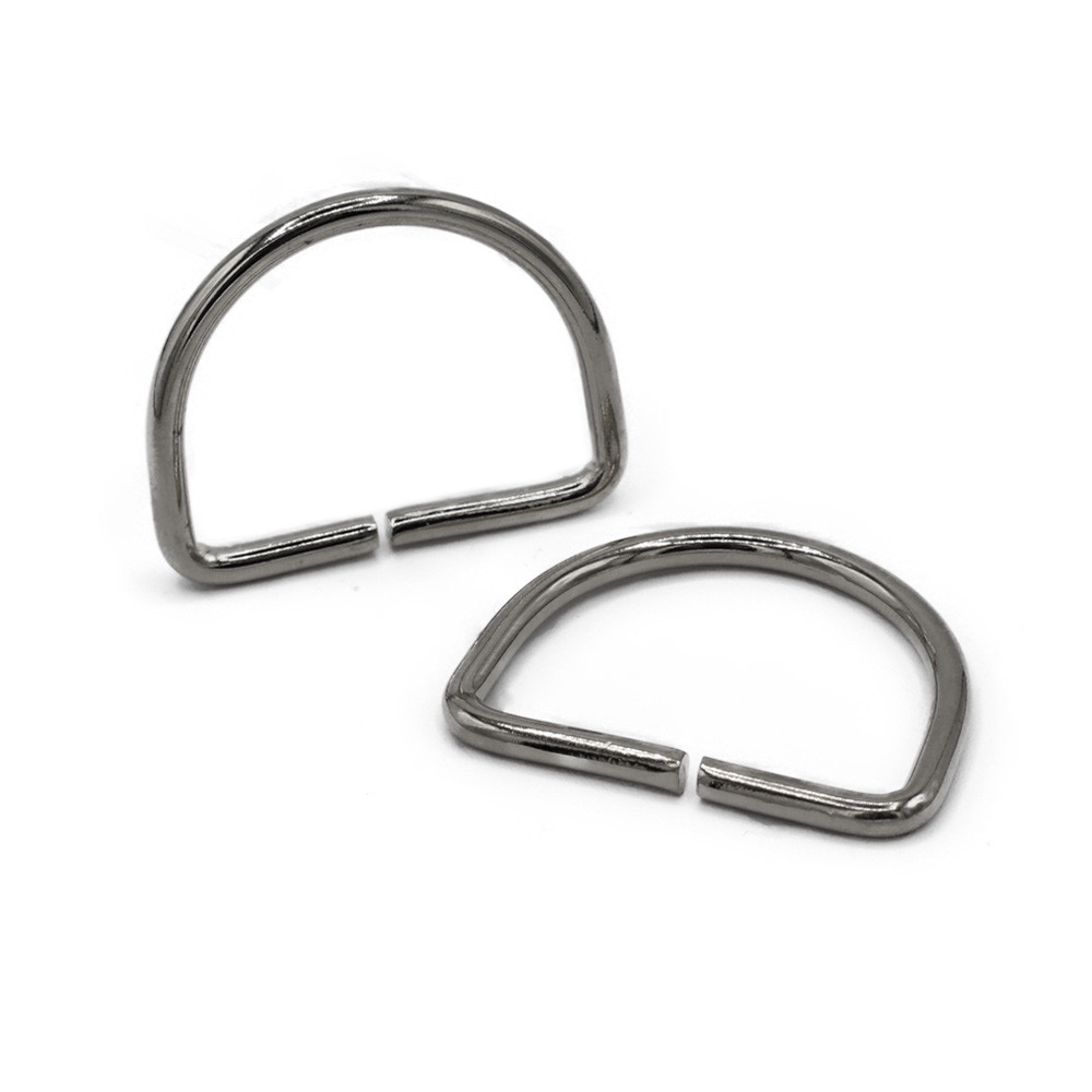 Anelli semicircolari aperti Argento 40mm