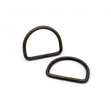 Semi circular open rings Brass 30mm