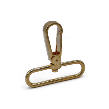 Pierre Snap Hook Brass 57x40 for Crocheted Bags and Straps