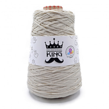 King Ecrù cotton blend ribbon Grams 250