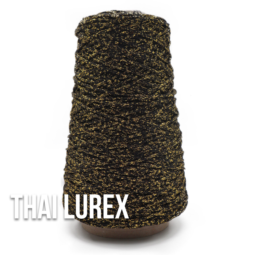 Thai Lurex Black Gold Grams 200
