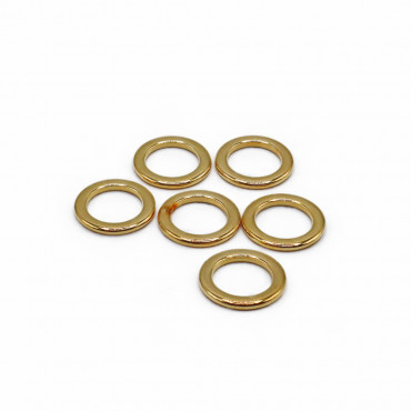 Closed Rings Gold 18 mm...