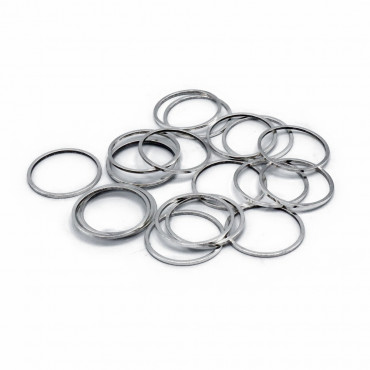 Closed Rings Silver 20 mm...