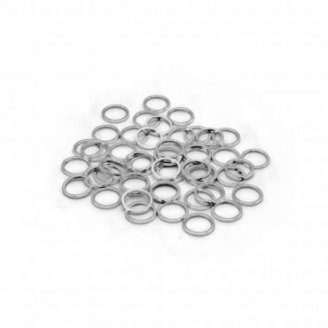 Closed Rings Silver 10 mm...