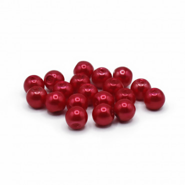 Beads HQ Glass mm8 Red