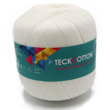 Teck Cotton Bianco Gomitolone Gr 250