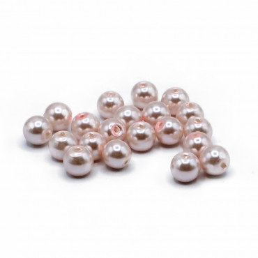 Beads HQ Glass mm8 Pink