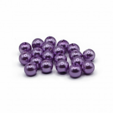 Beads HQ Glass mm8 Purple