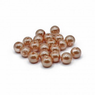 Beads HQ Glass mm8 Peach