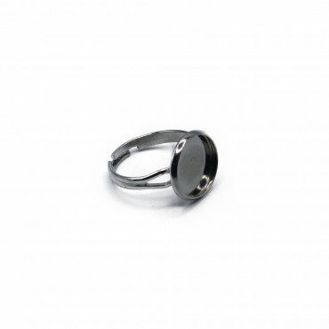 Jewelry Ring Silver 12mm