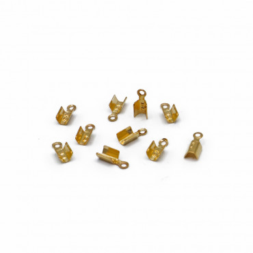 Wire Stopper Gold 2mm Nickel Free 10 pcs