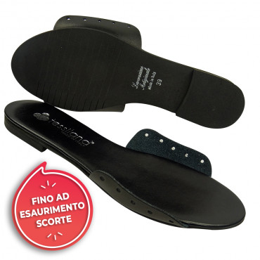 Sandal Positano sole - size 35 black. Model CS02