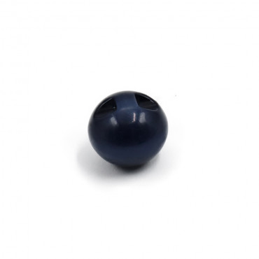 Button Iride Sphere 15 mm Blue shaded 1 pc