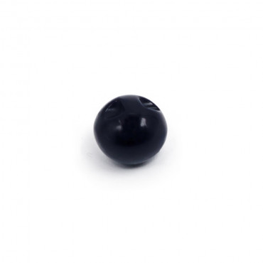 Button Iride Sphere 12 mm Blue plain 1 pc