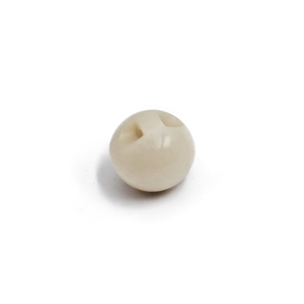 Bottone Iride Sfera 12 mm Panna 1 pz
