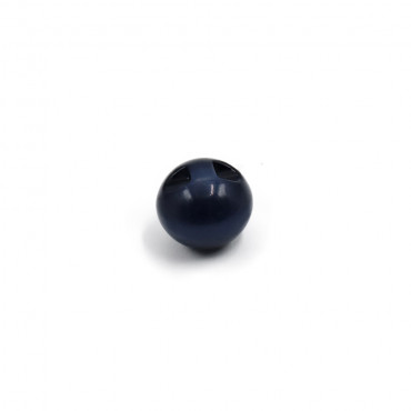 Button Iride Sphere 10 mm Blue shaded 1 pc