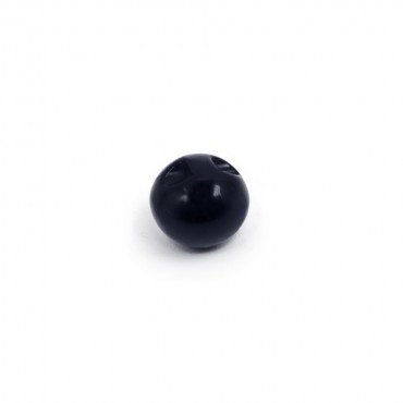 Button Iride Sphere 10 mm Blue plain 1 pc