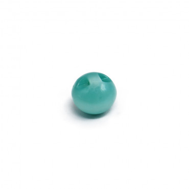 Bouton Iride Sphère 10 mm Turquoise 1 pc