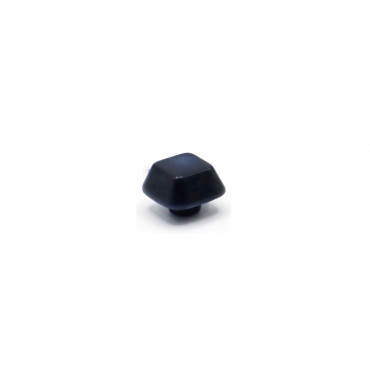 Button Iride Cube 9 mm Blue shaded 1 pc