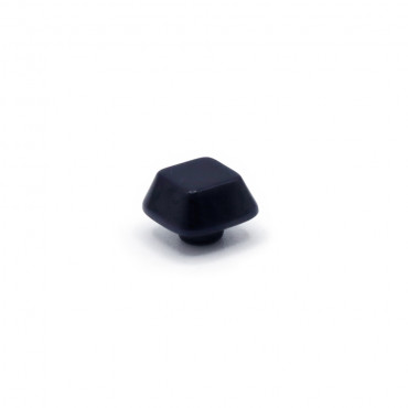 Button Iride Cube 10 mm Blue plain 1 pc