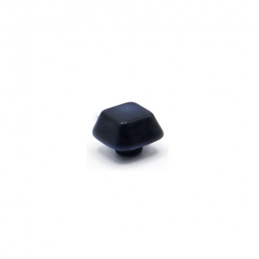 Button Iride Cube 10 mm Blue shaded 1 pc