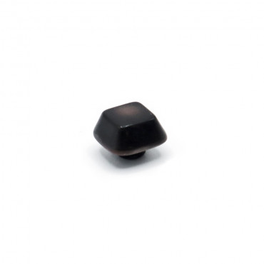 Button Iride Cube 10 mm Brown 1 pc