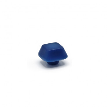 Button Iride Cube 10 mm Cornflower blue 1 pc