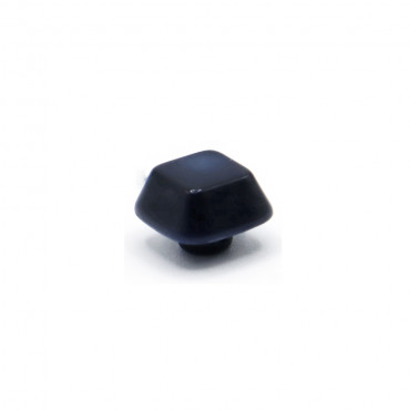 Button Iride Cube 12 mm Blue shaded 1 pc