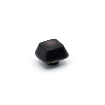 Button Iride Cube 12 mm Brown 1 pc