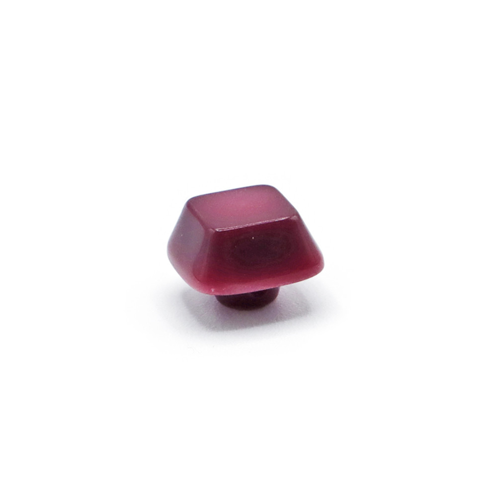 Bottone Iride Cubo 12 mm Rosa antico 1 pz