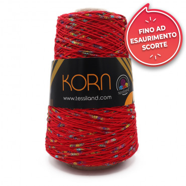 Korn Rosso Fettuccia Lurex gr 250