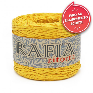 Twisted Raffia Yellow grams 250