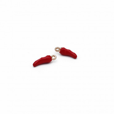 Charms Gold Lucky Horn 2 pcs