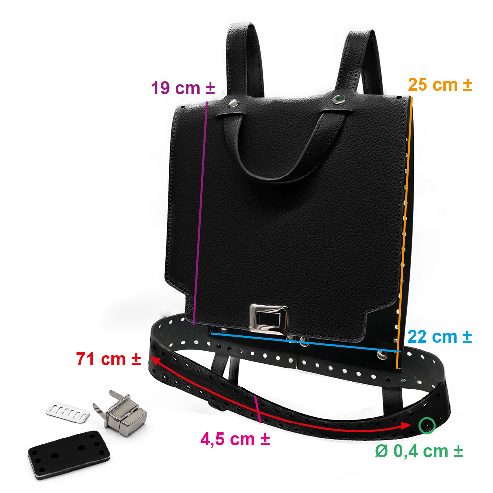Set Mochila Ilia Negro