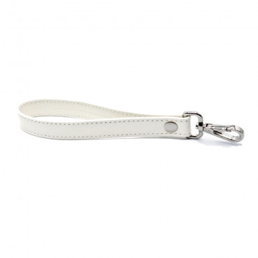Argo Wristband in White Eco Leather