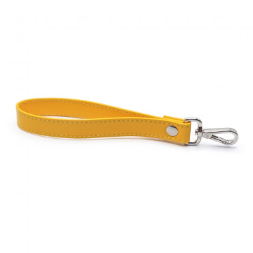 Argo Wristband in Yellow Eco Leather
