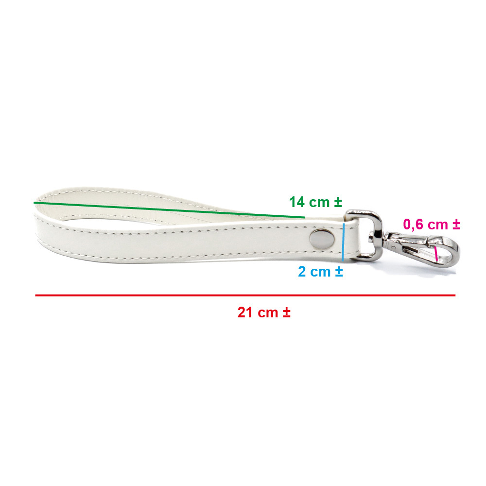 Pulsera Argo de Ecopiel Blanco