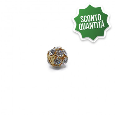 Crystal Sphere 11 mm Gold...