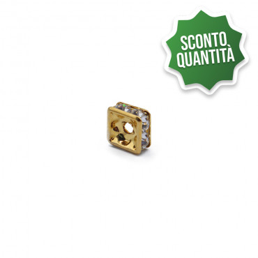 Spacer Gold Square 9 mm...