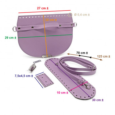 Bag Set College Lilac