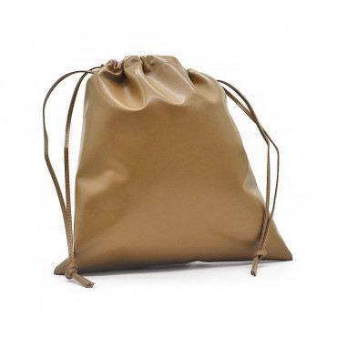 Pouch Beige Eco Leather 30x30