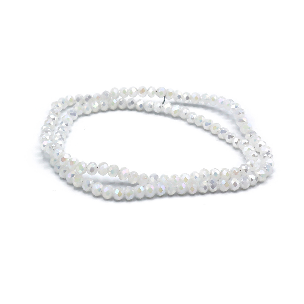 Cristaux 4mm A245 Blanc Solide Changeant