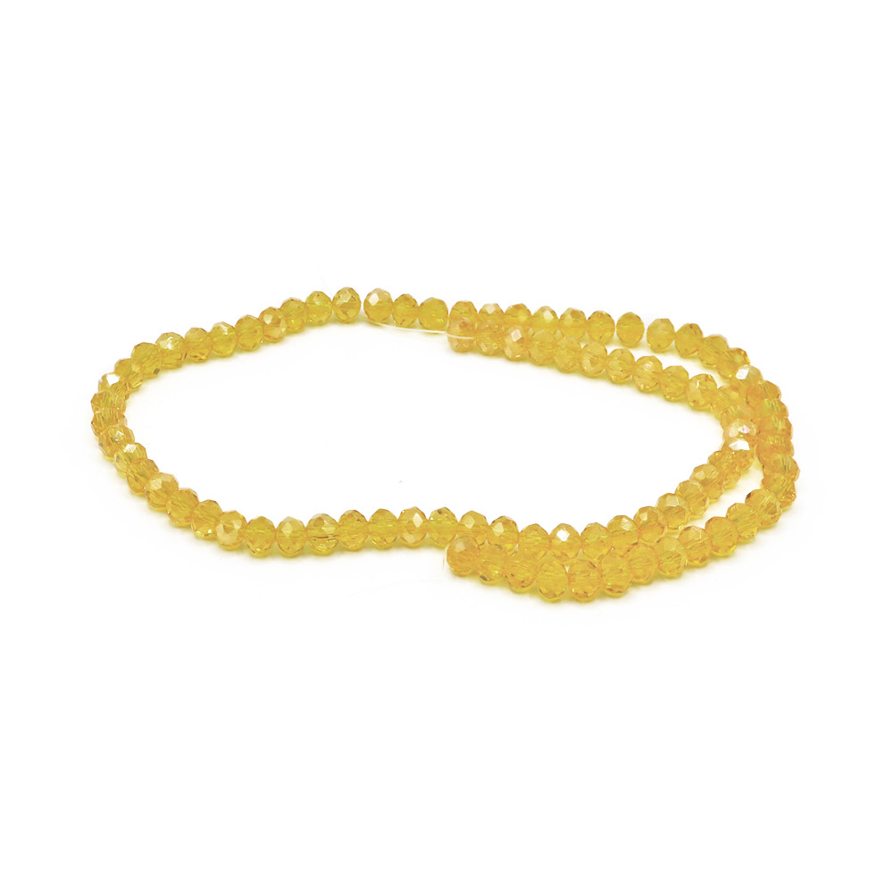 Cristales 6mm A056 Oro Transparente