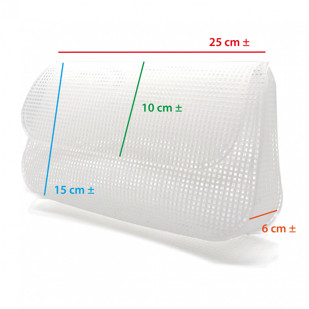 Rete Sagomata pochette 53x50 Bianco