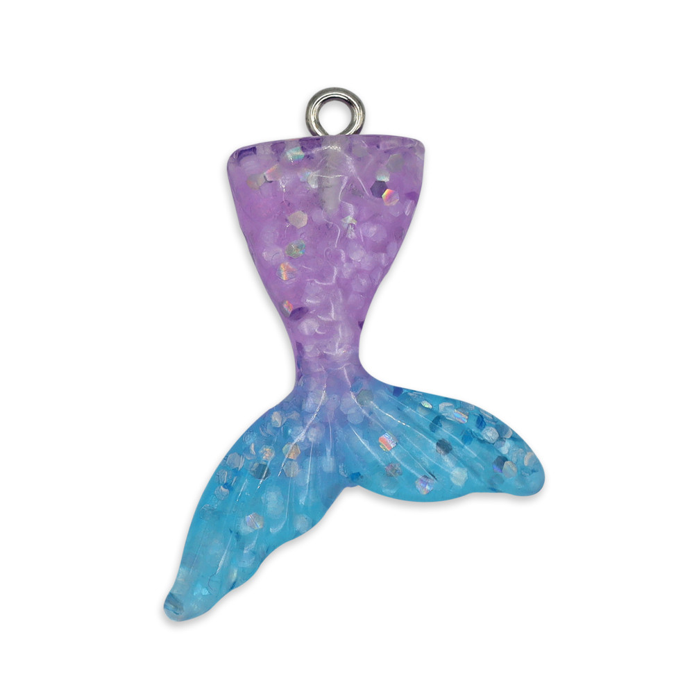 Mermaid Tail Purple Blue 